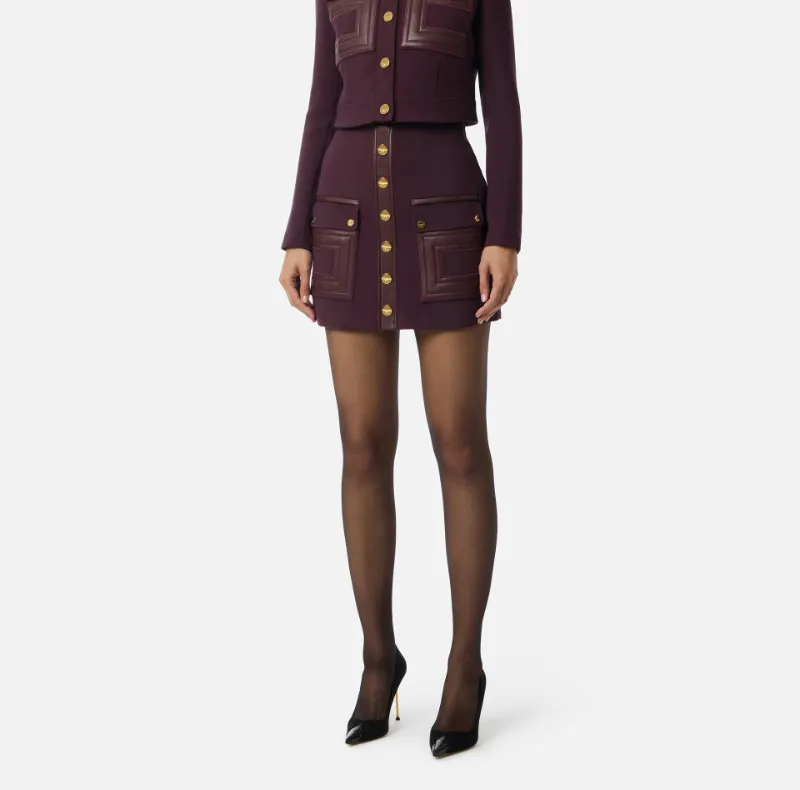 Double-Layer Mini Skirt