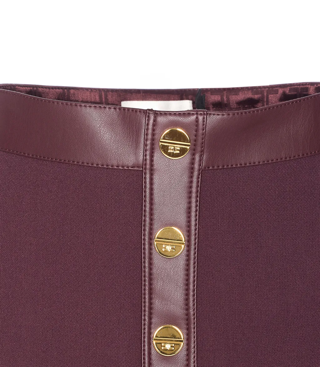 Double-Layer Mini Skirt