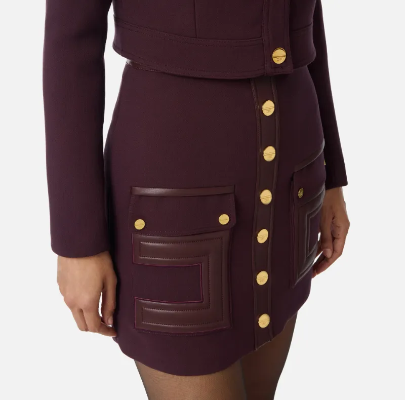 Double-Layer Mini Skirt
