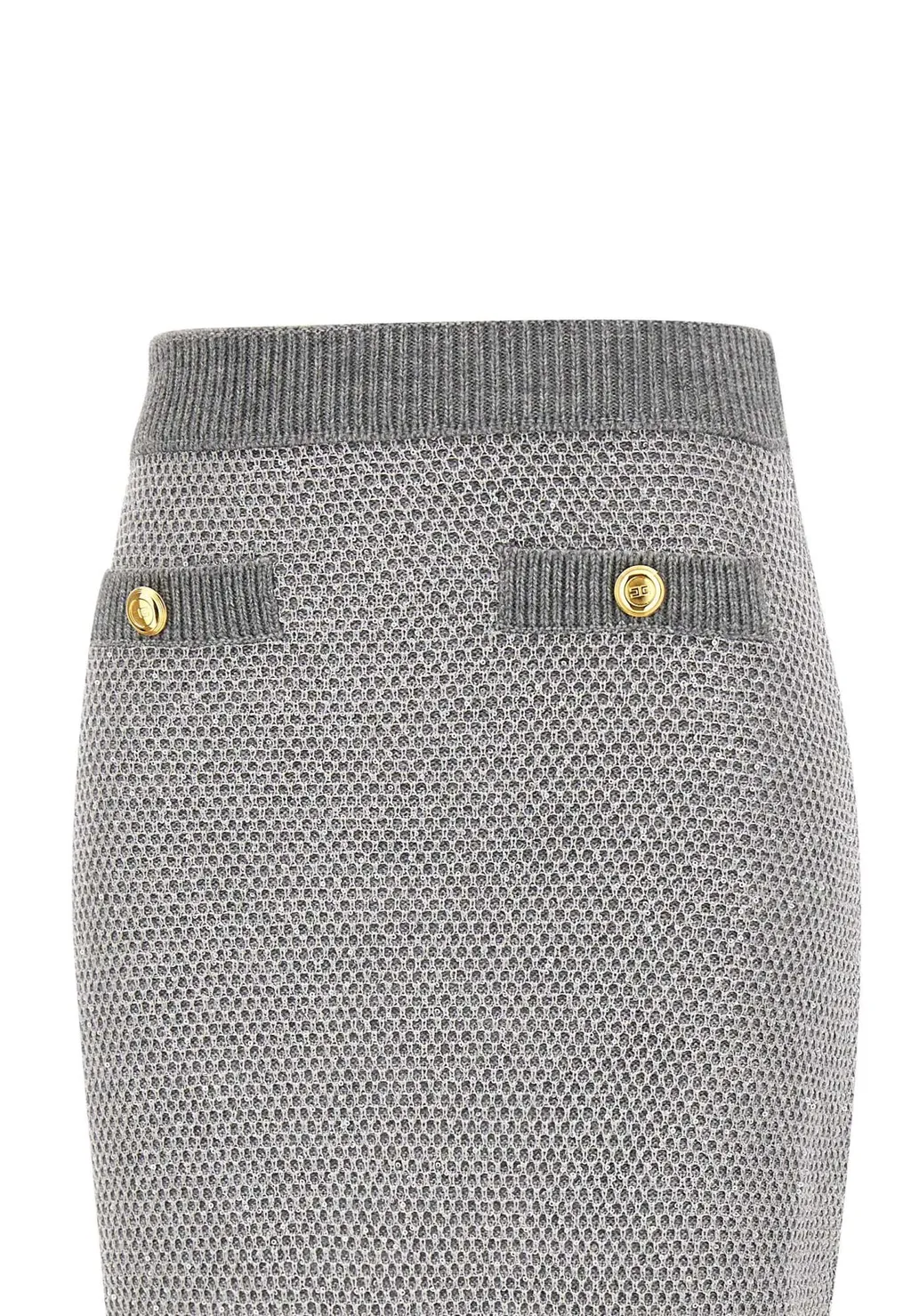 Sequinned Knit Skirt