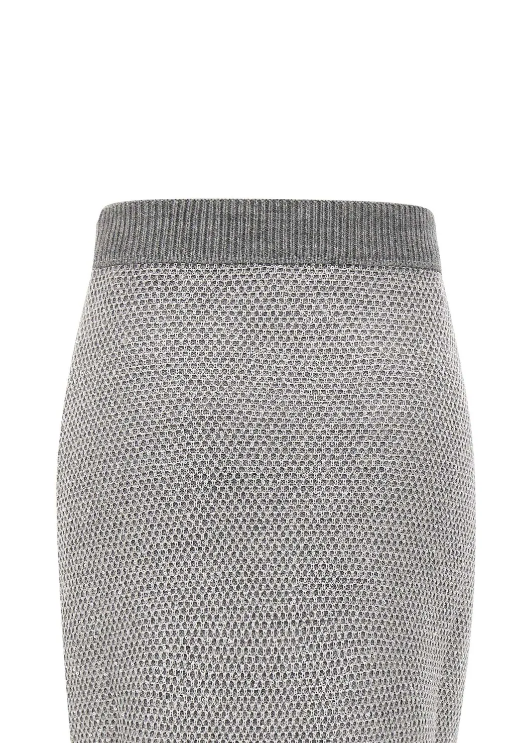 Sequinned Knit Skirt