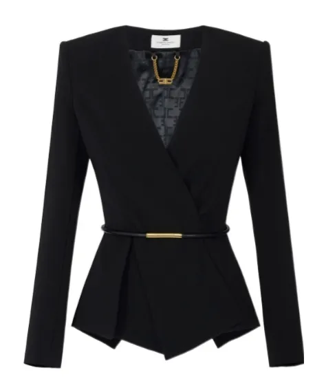 Belt Lightweight CrÊPe Jacket