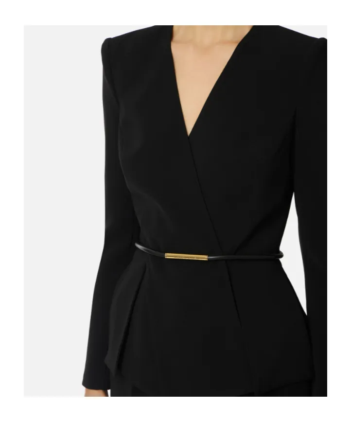 Belt Lightweight CrÊPe Jacket