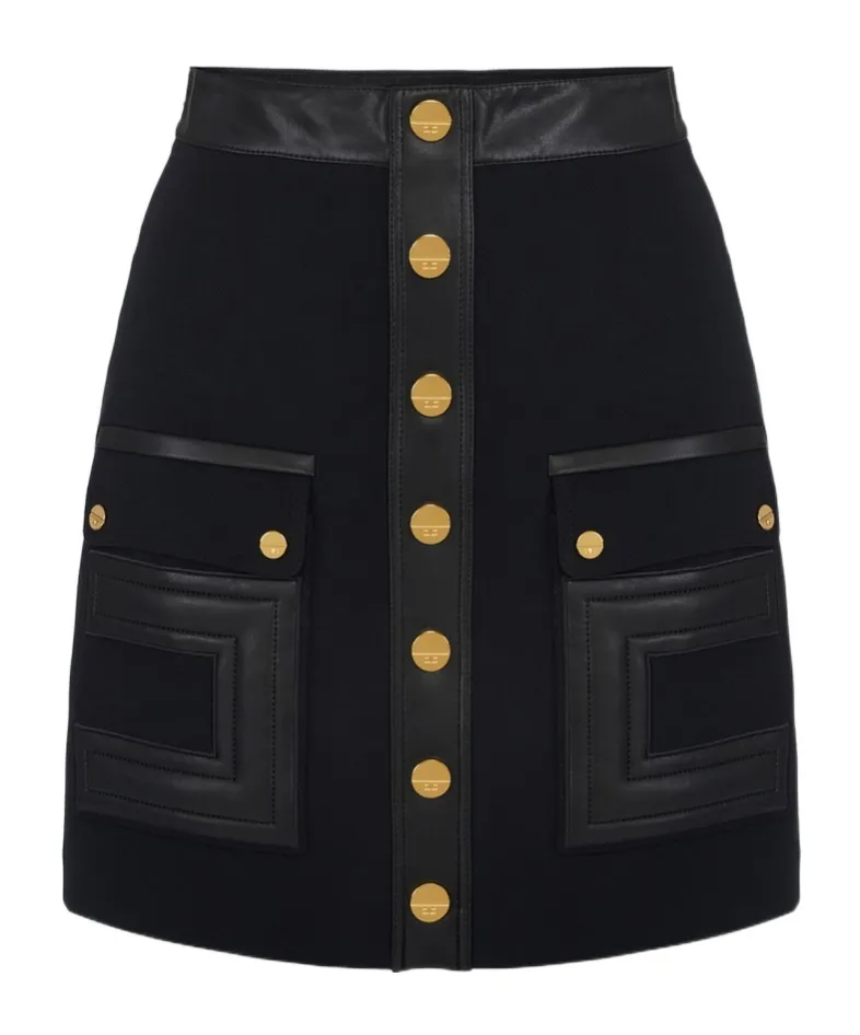 Double-Layer Mini Skirt