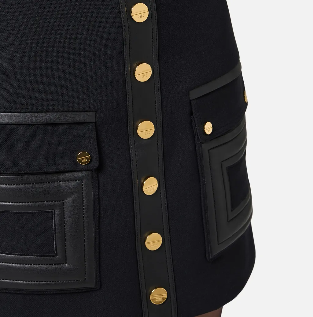 Double-Layer Mini Skirt