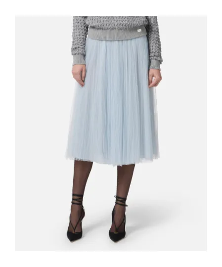 Jewel Belt Tulle Skirt