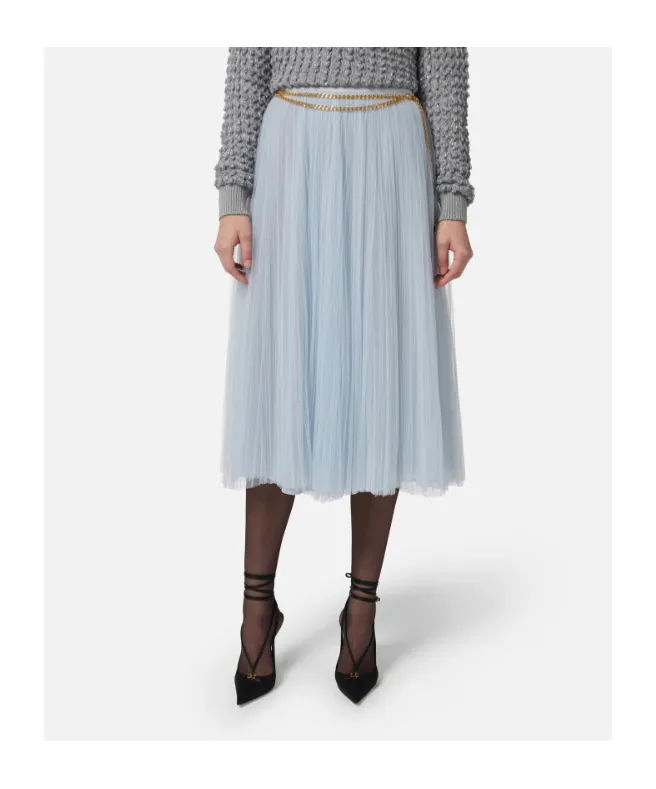 Jewel Belt Tulle Skirt