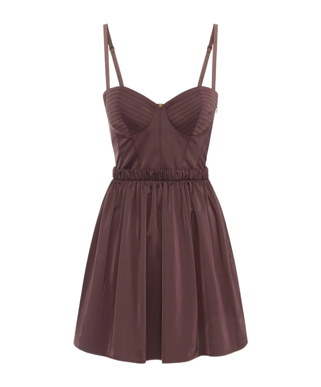 Corset-Style Mini Dress