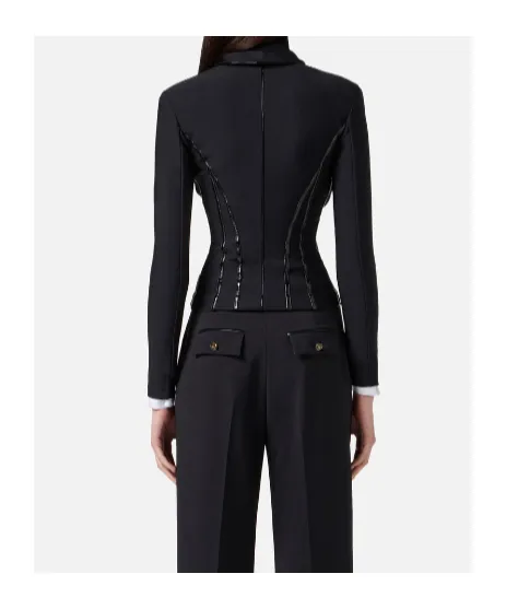 Corset-Detailed Jacket