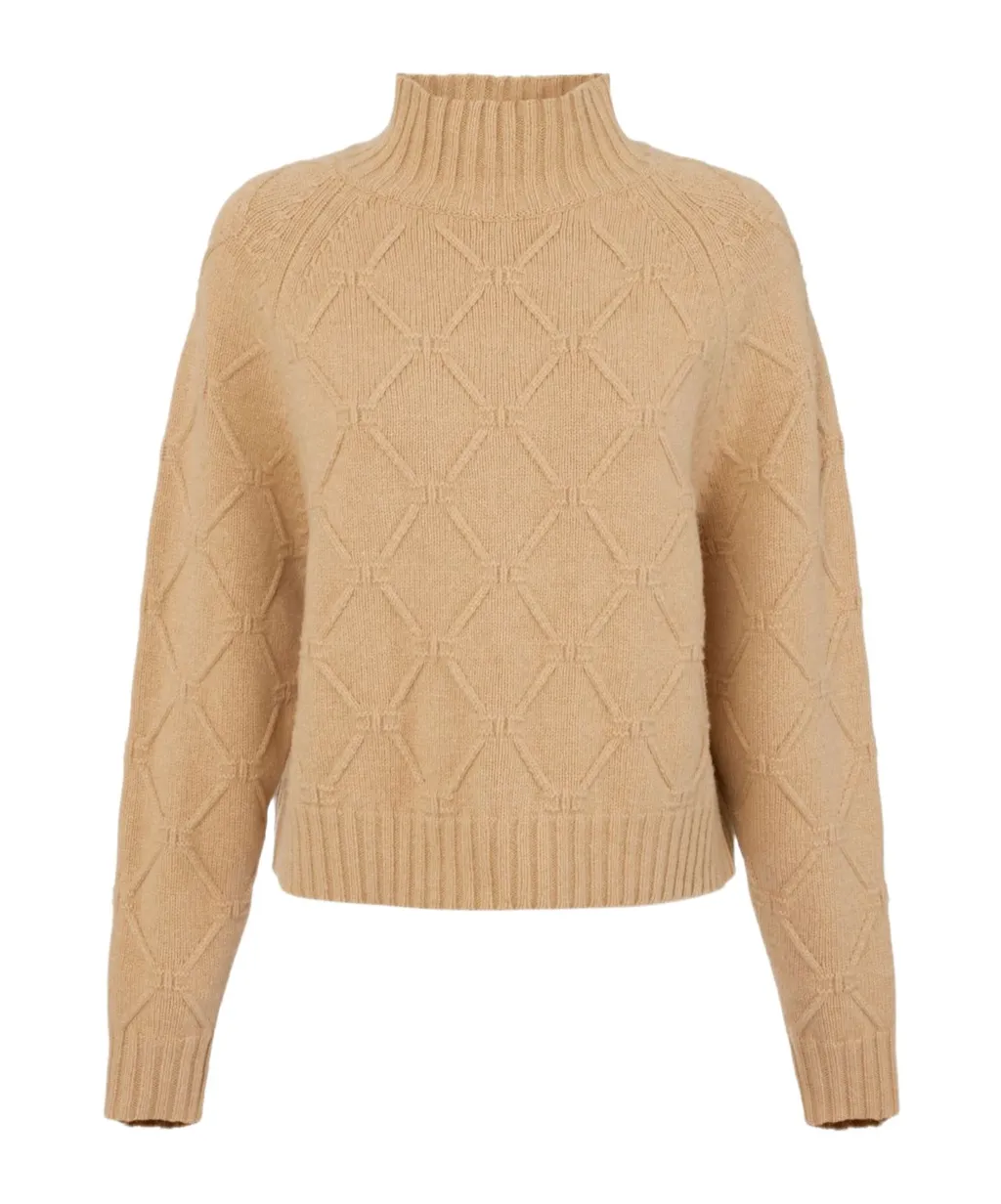 Logo-Patch High-Neck Jumper
