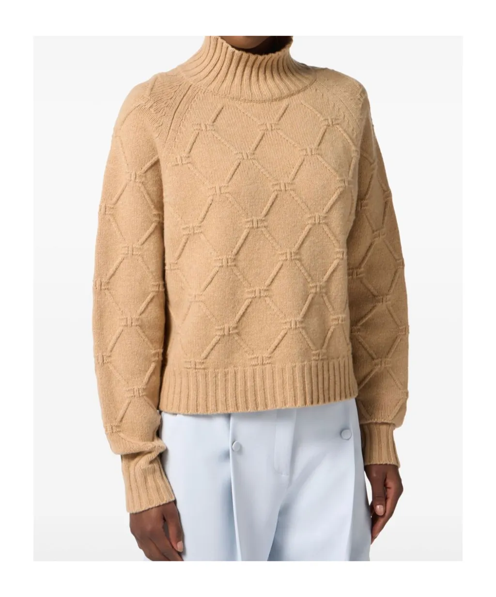 Logo-Patch High-Neck Jumper