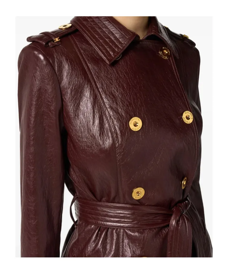 Belted Double-Breasted Coat