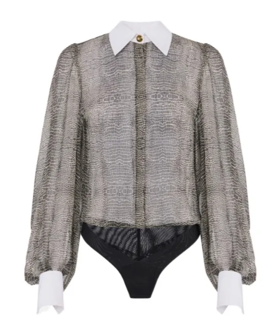 Semi-Sheer Bodysuit