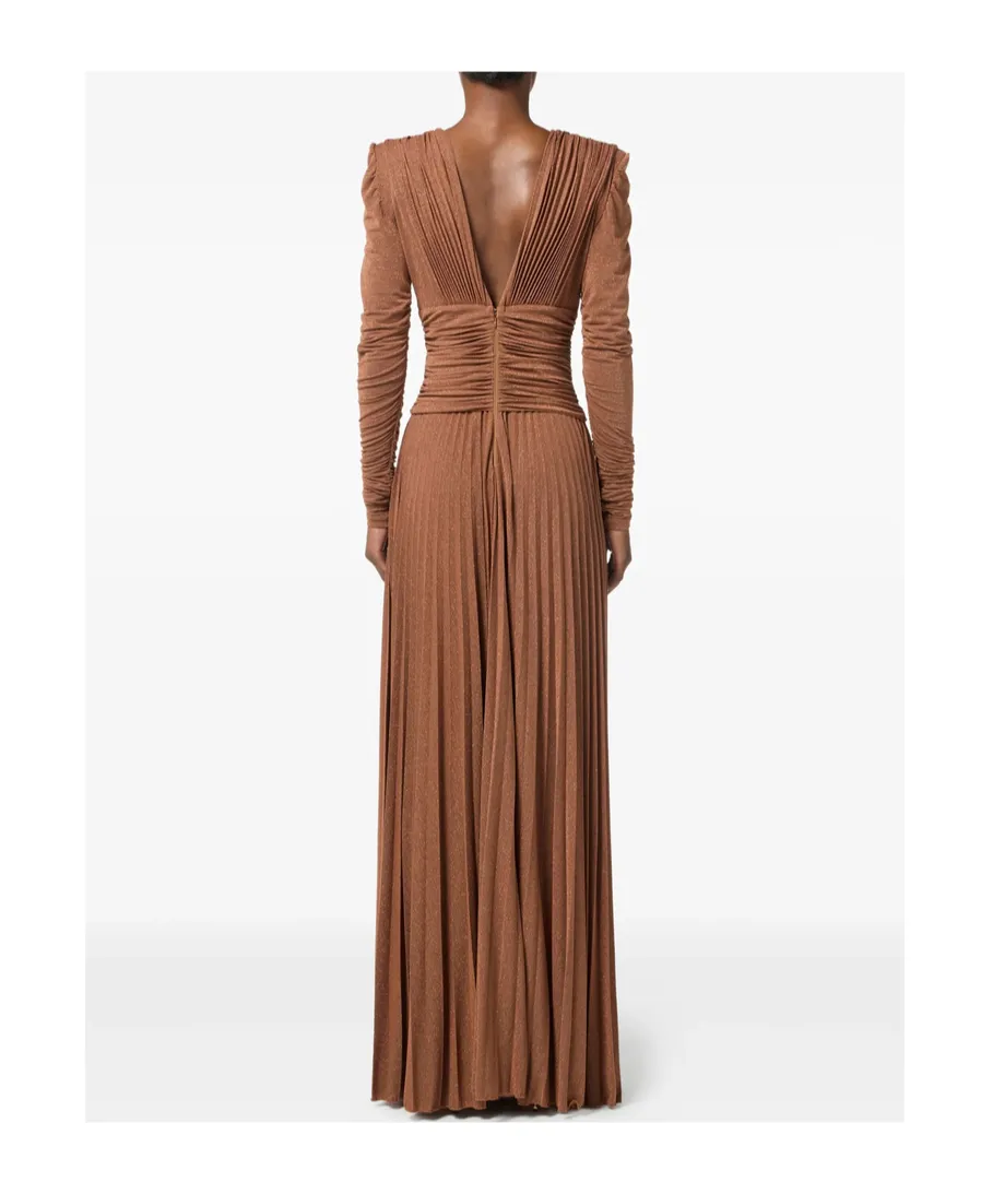 Necklace Lurex Jersey Red Carpet Dress