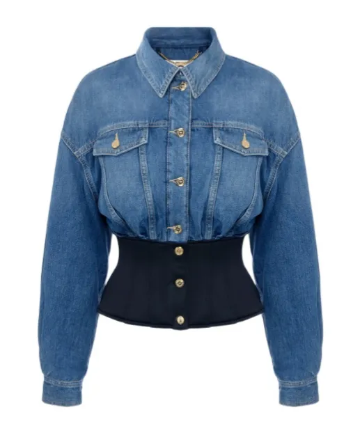Corset Denim Jacket