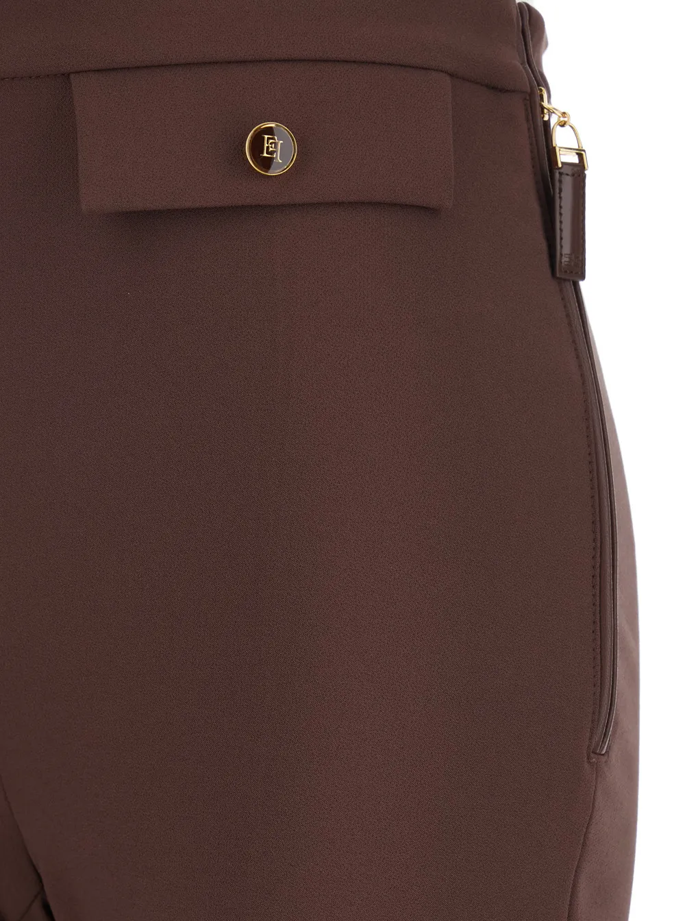Button-Detailed Trousers
