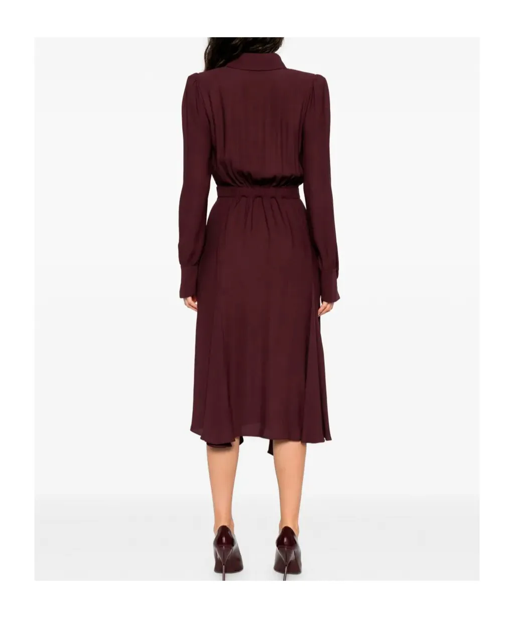 Tubular Necklace Detailed Georgette Dress