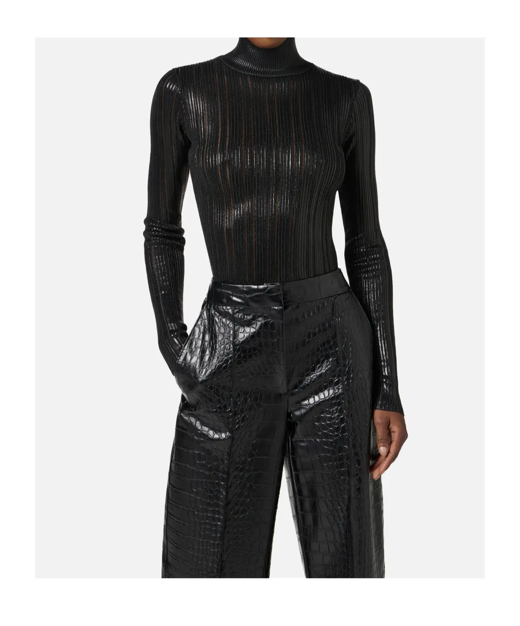 Laminated Ribbed Top