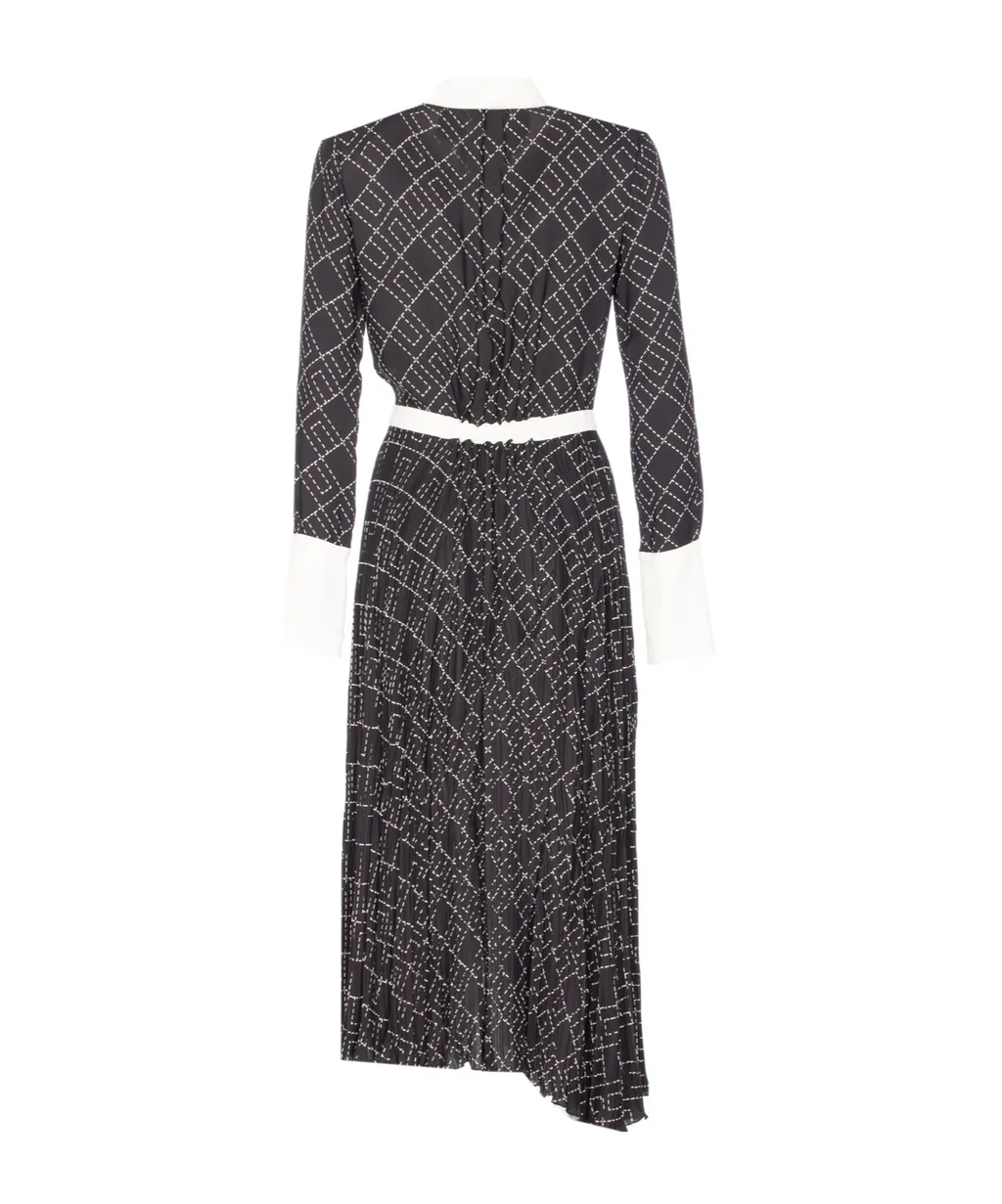 Printed Midi Shirt Dress