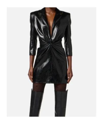 Twist-Detail Mini Dress
