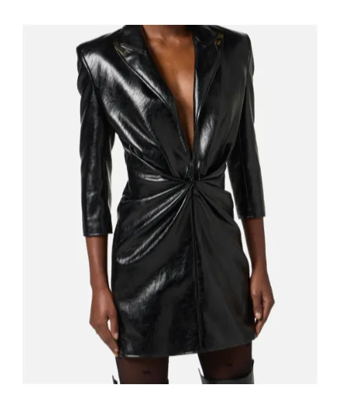 Twist-Detail Mini Dress