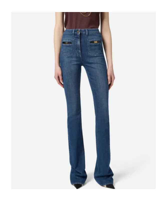 Jeans With Jewel Logo