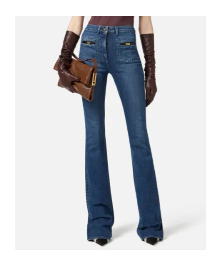 Jeans With Jewel Logo