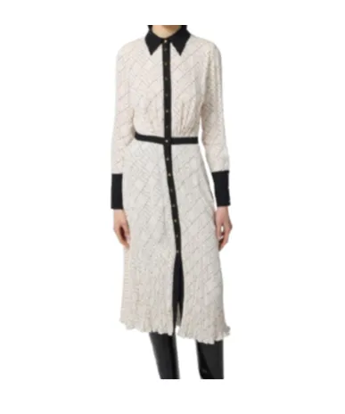 Pleated Midi Dress