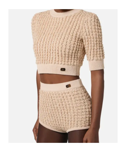 Cropped Knitted Top
