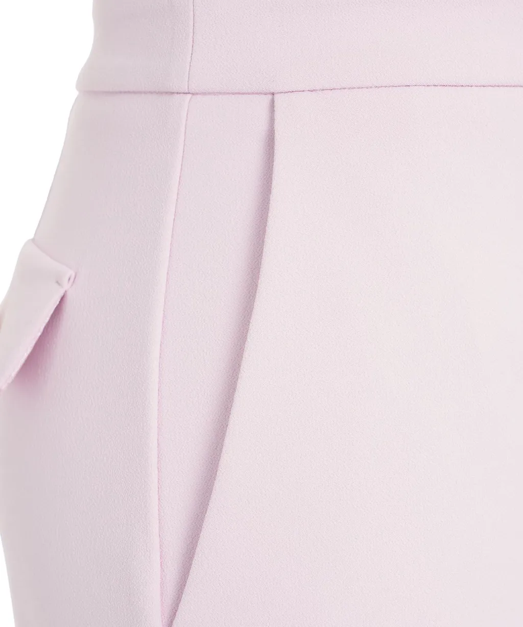 Logo Plaque CrÊPe Cropped Trousers