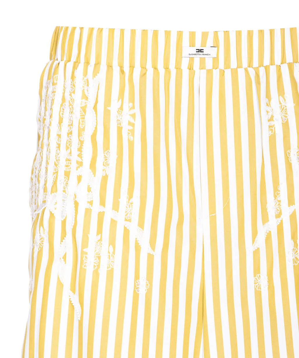Striped Casual Pants