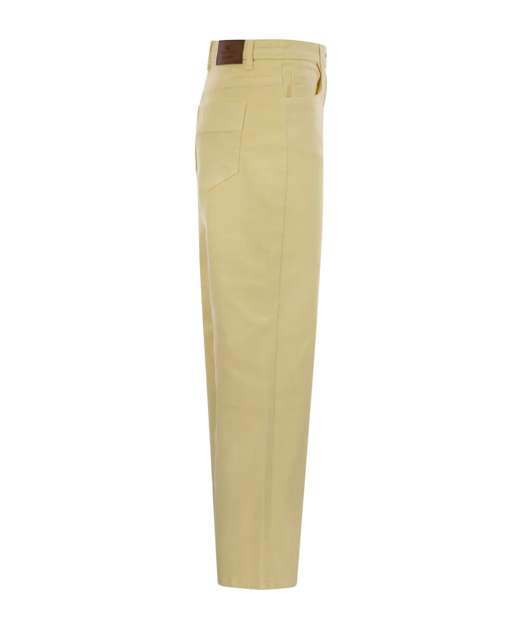 Logo Charm Straight Leg Jeans