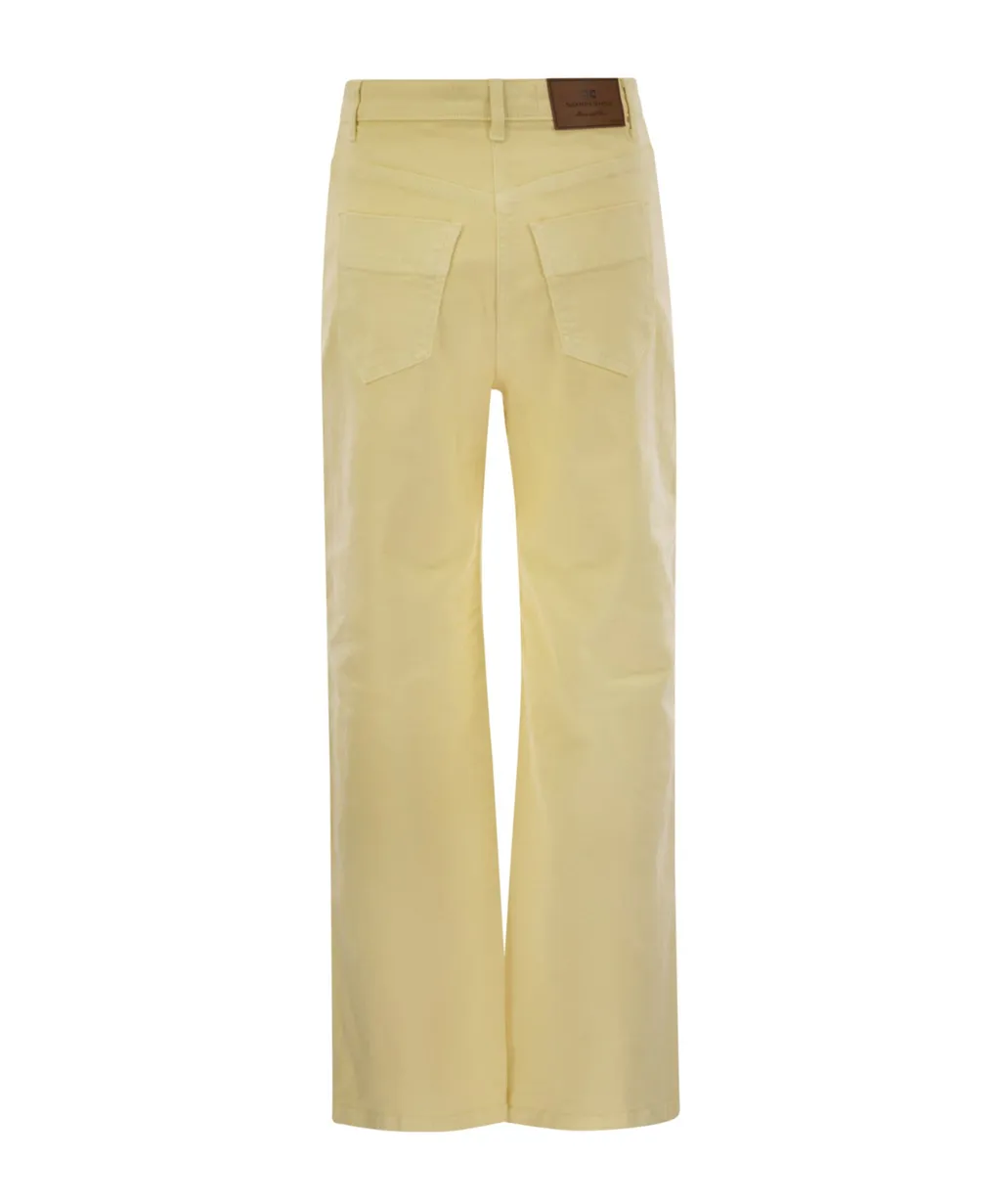 Logo Charm Straight Leg Jeans