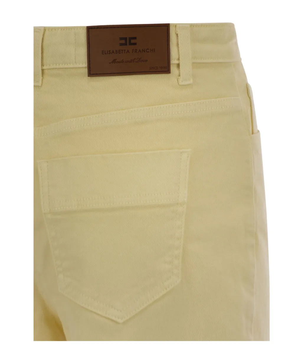 Logo Charm Straight Leg Jeans