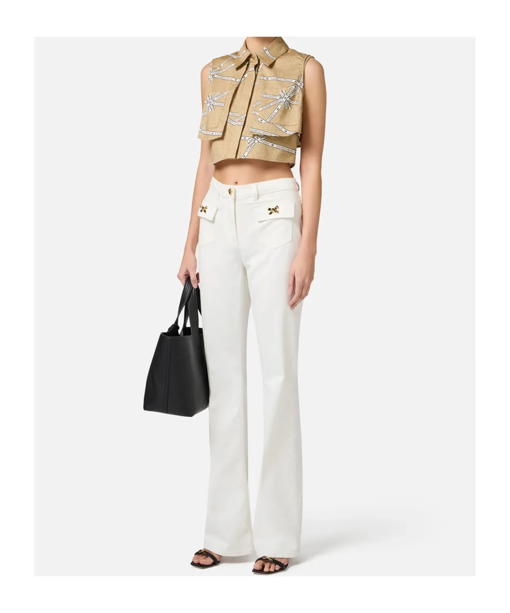 Jewelled Bows Trousers