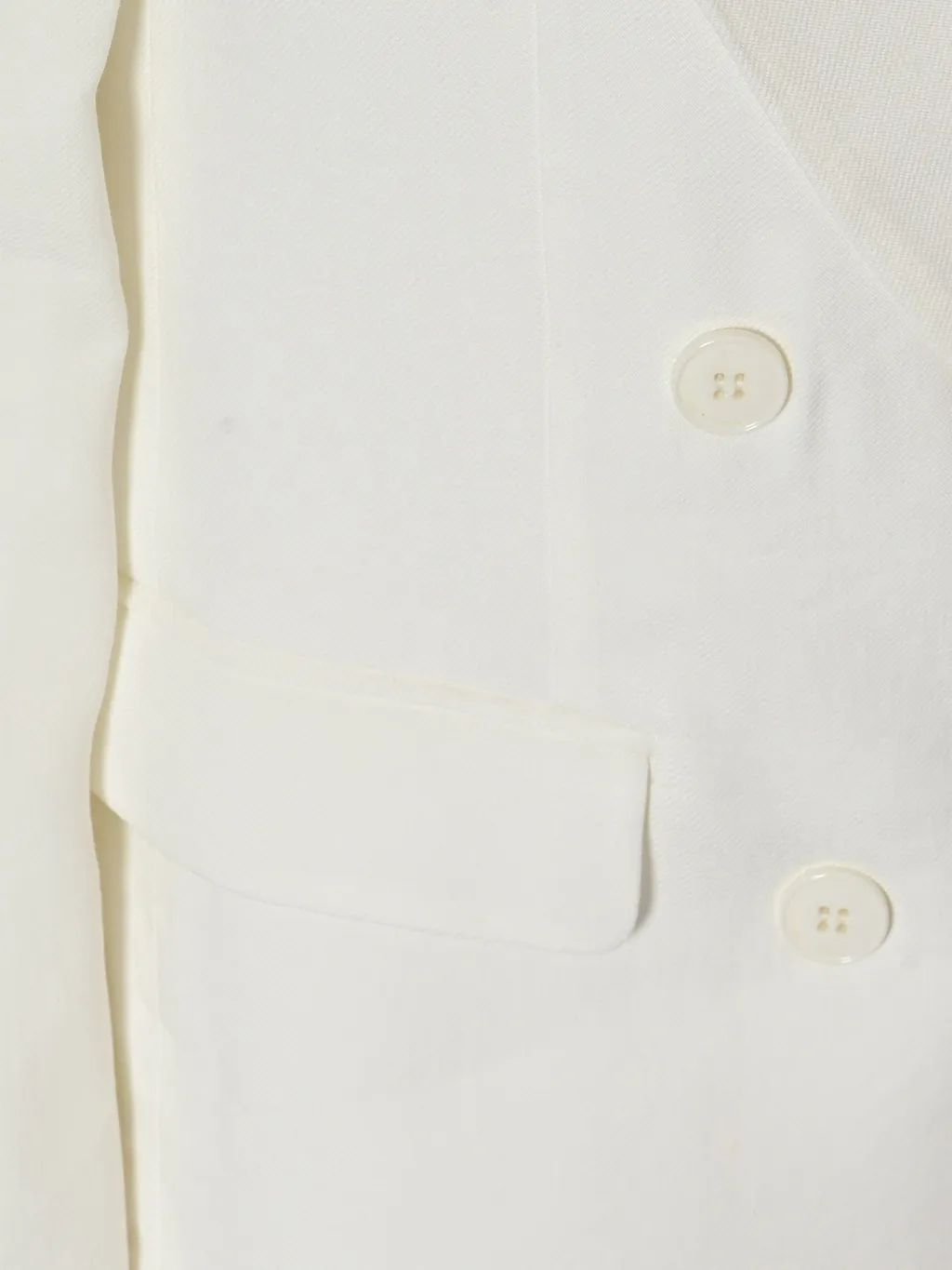 Double-Breasted Gabardine Jacket