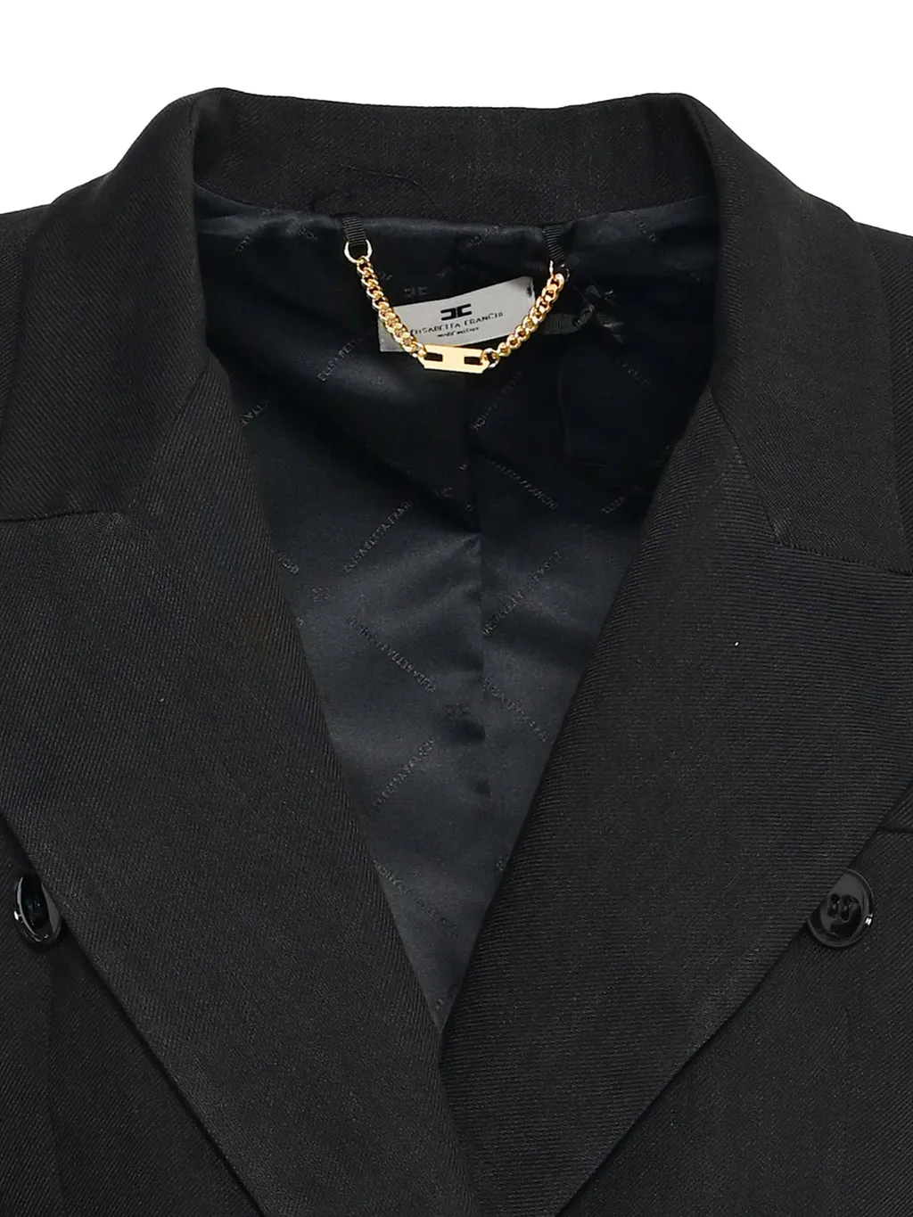 Double-Breasted Gabardine Jacket