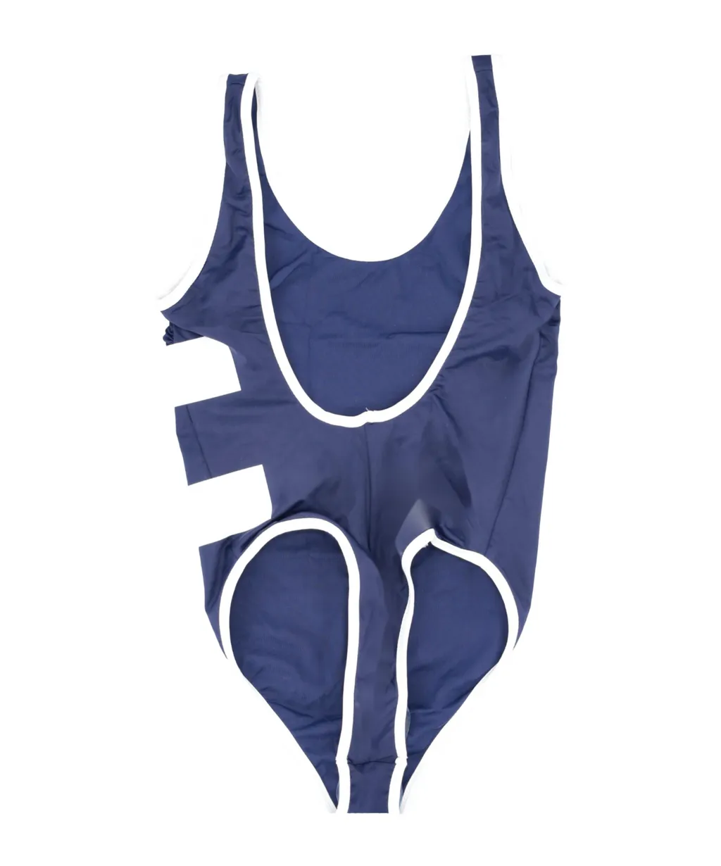 Maxi Logo Print Swimsuit