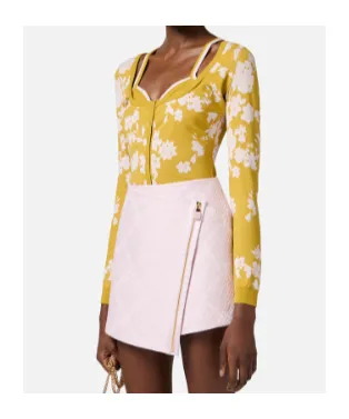 Floral Jacquard Cardigan