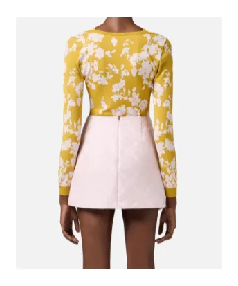 Floral Jacquard Cardigan