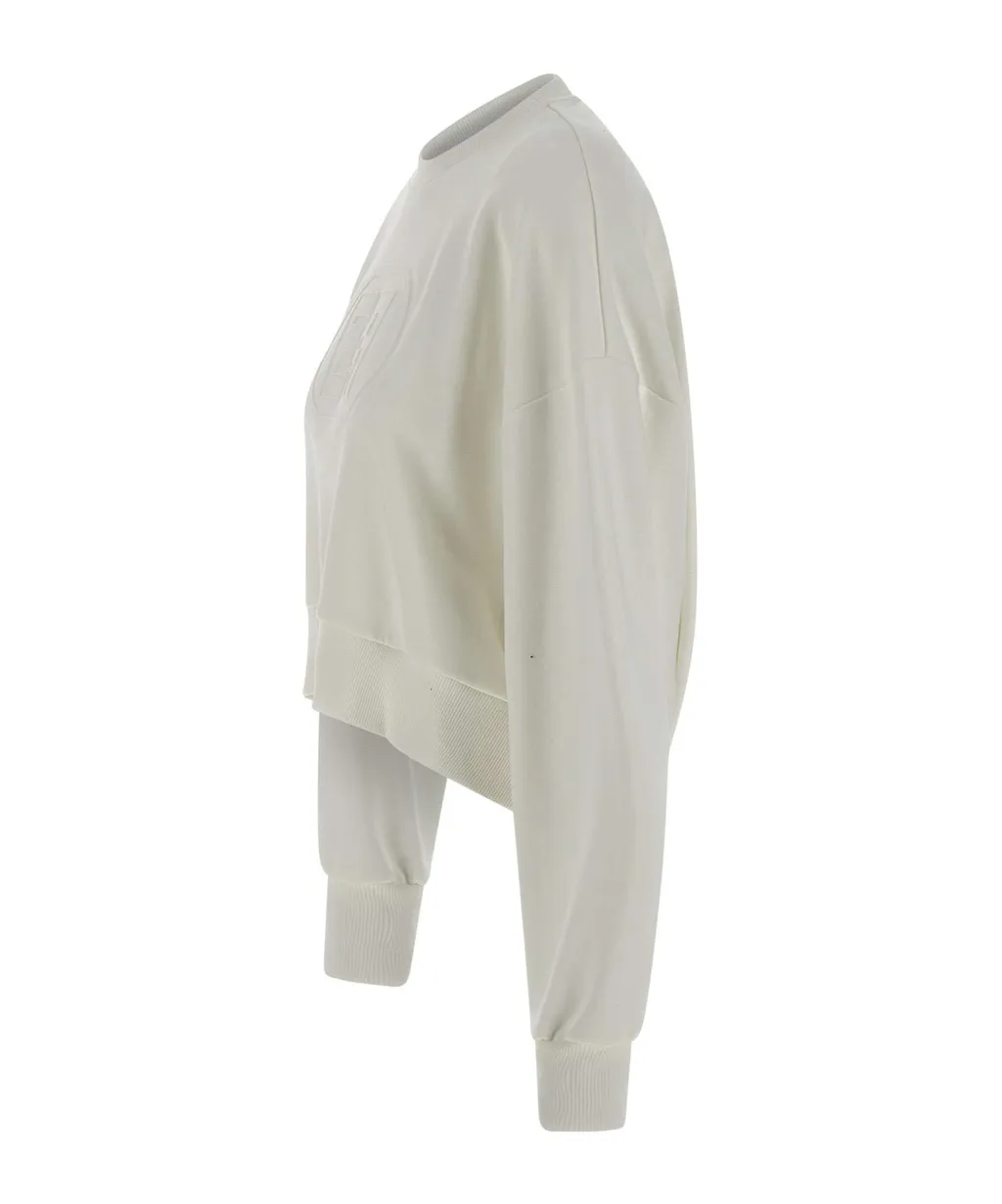 Maxi Logo Embossed Sweatshirt