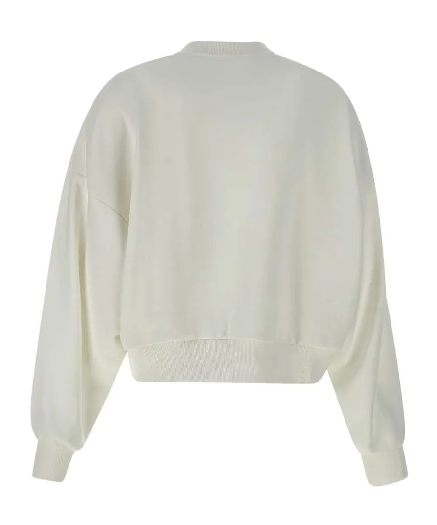 Maxi Logo Embossed Sweatshirt