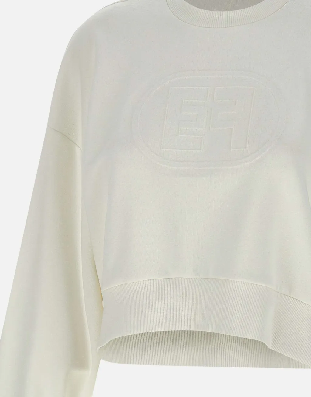 Maxi Logo Embossed Sweatshirt