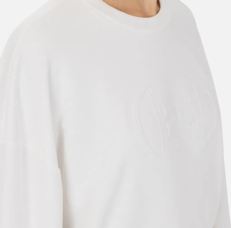 Maxi Logo Embossed Sweatshirt