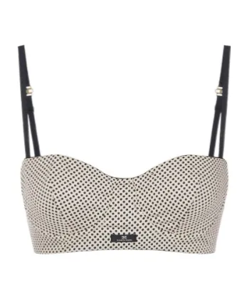 Polka Dot Print Bra