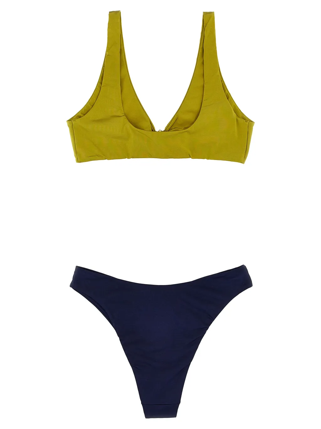 Two-Toned Knot Detailed Bikini