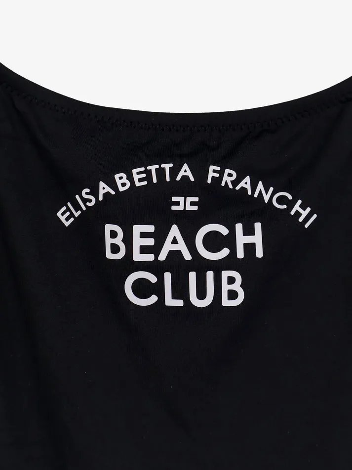 Logo-Print Swimsuit
