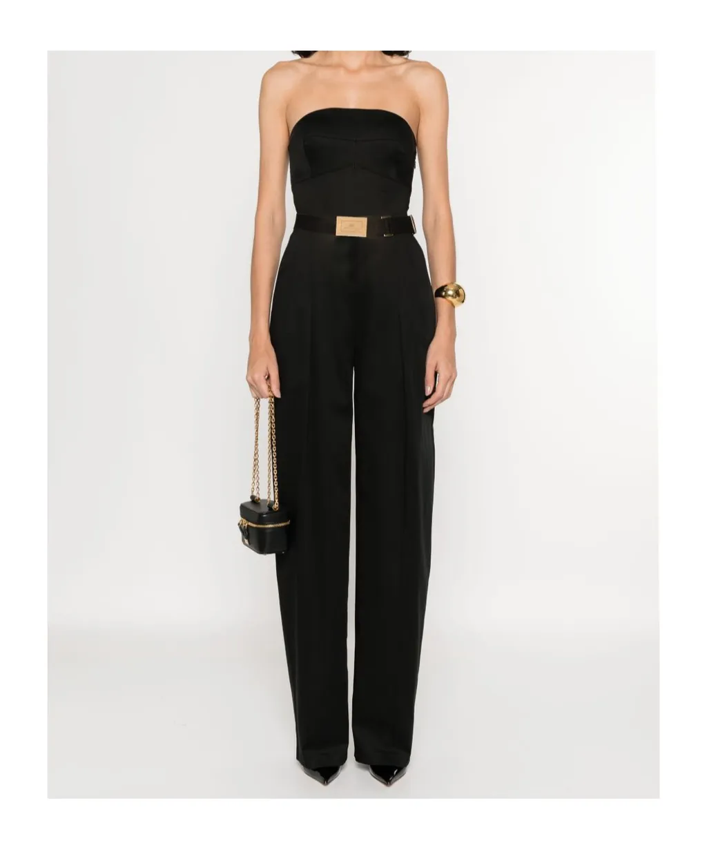 Crossover-Laces Jumpsuit