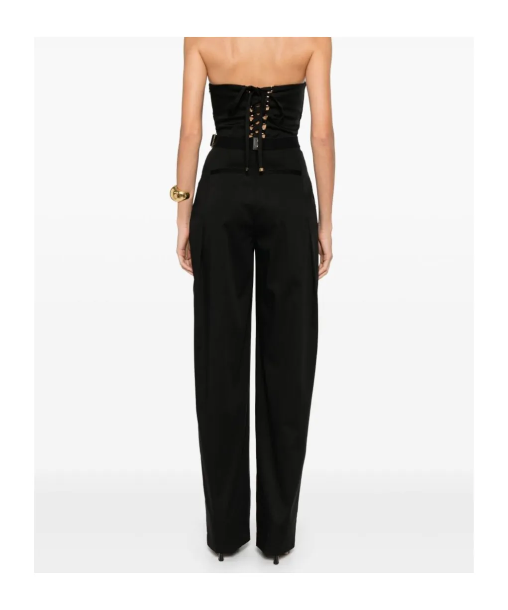 Crossover-Laces Jumpsuit