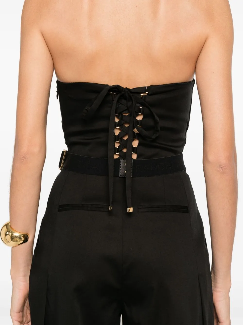 Crossover-Laces Jumpsuit